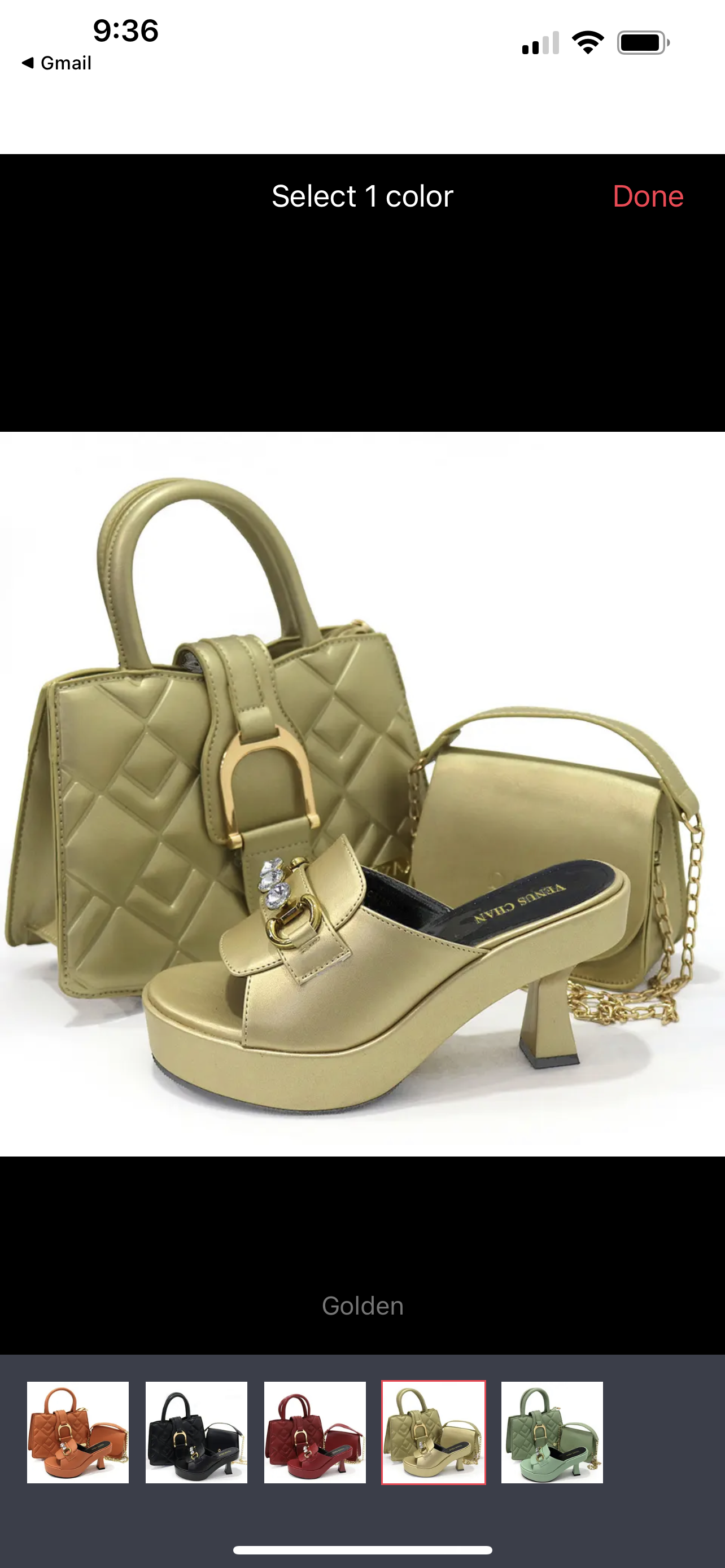 Shoe and bag for women
