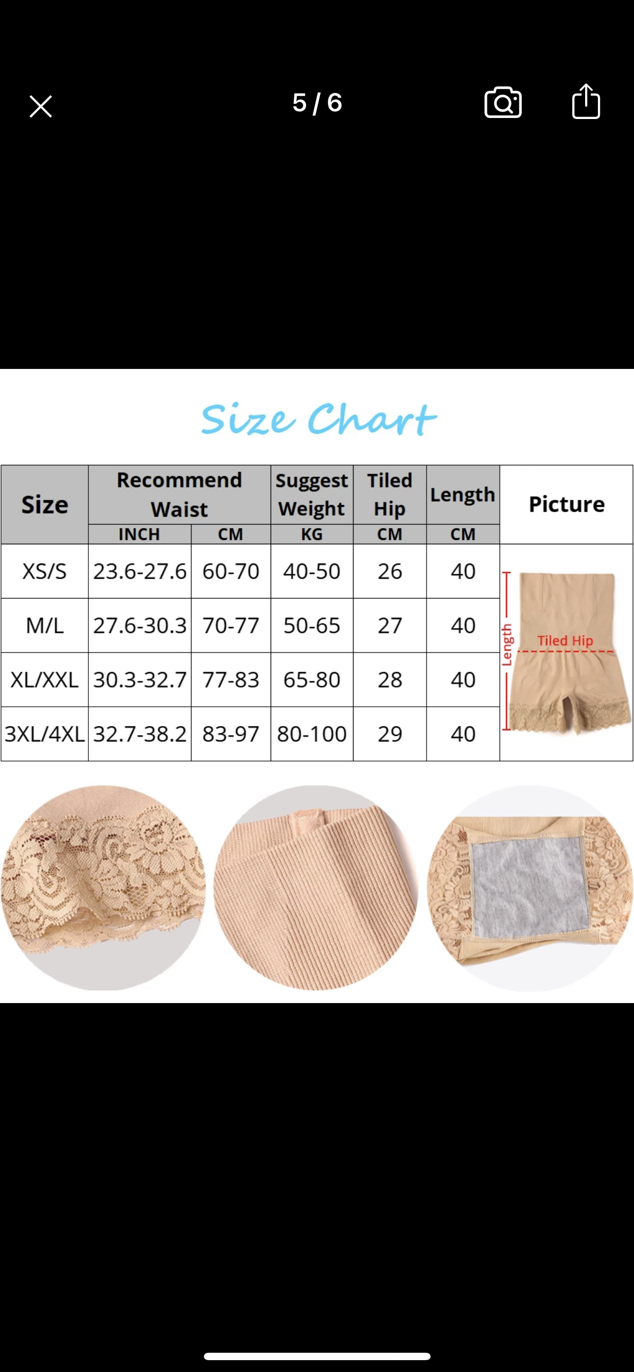 Woman high waist shapaing panties