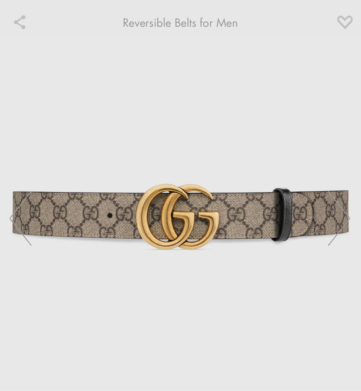 Gucci belt
